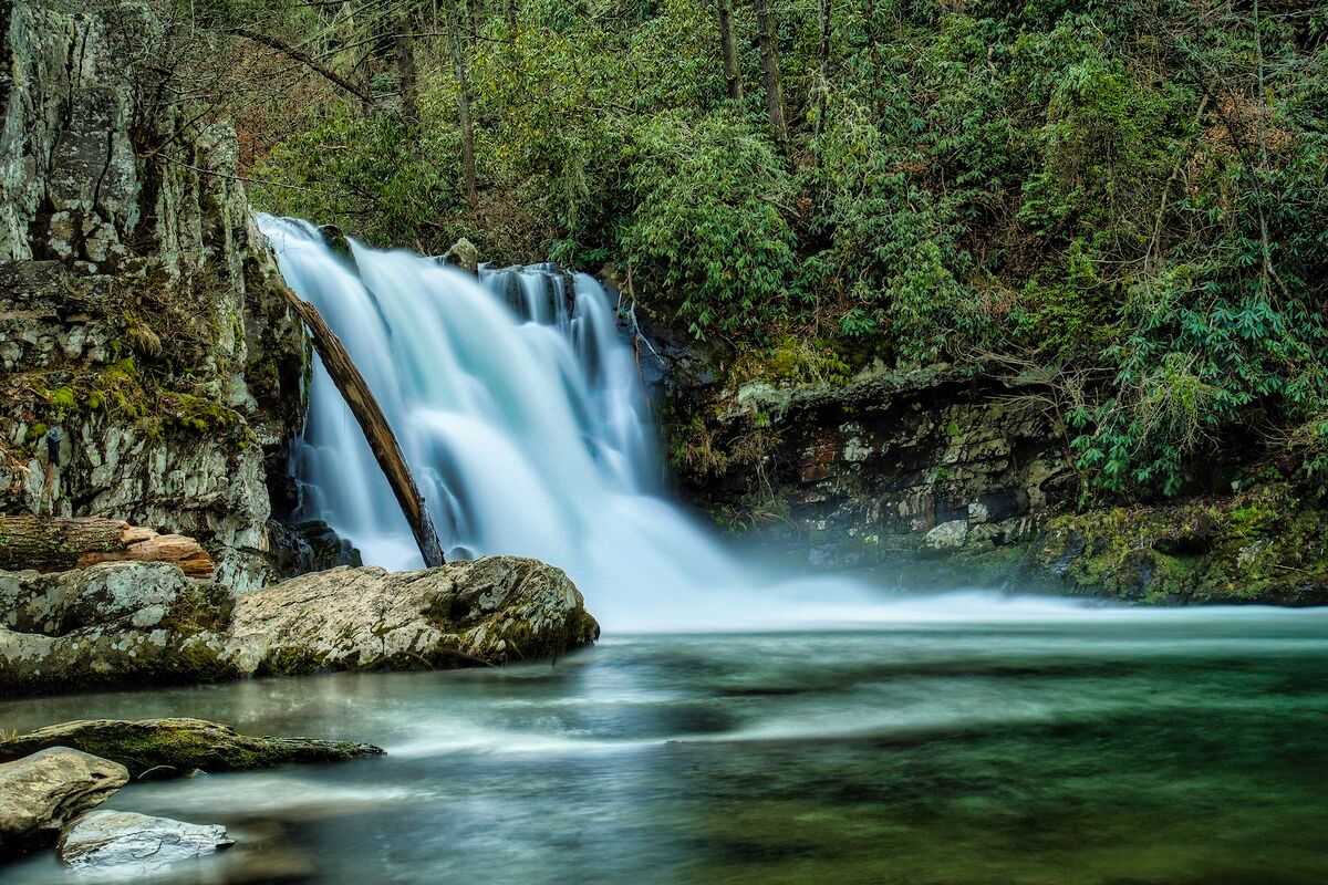 Abrams Falls - Smoky Mountain National Park waterfalls