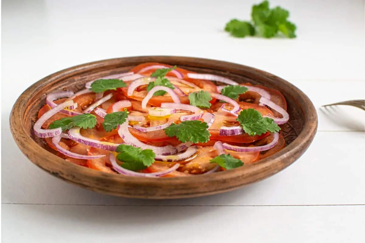 Kachumbari (Kenyan Fresh Tomato and Onion Salad)