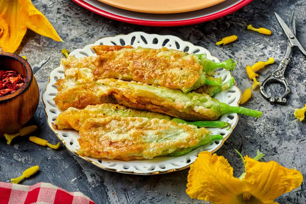 Spicy Anthous – Stuffed Zucchini Flowers - Cypriot Cuisine