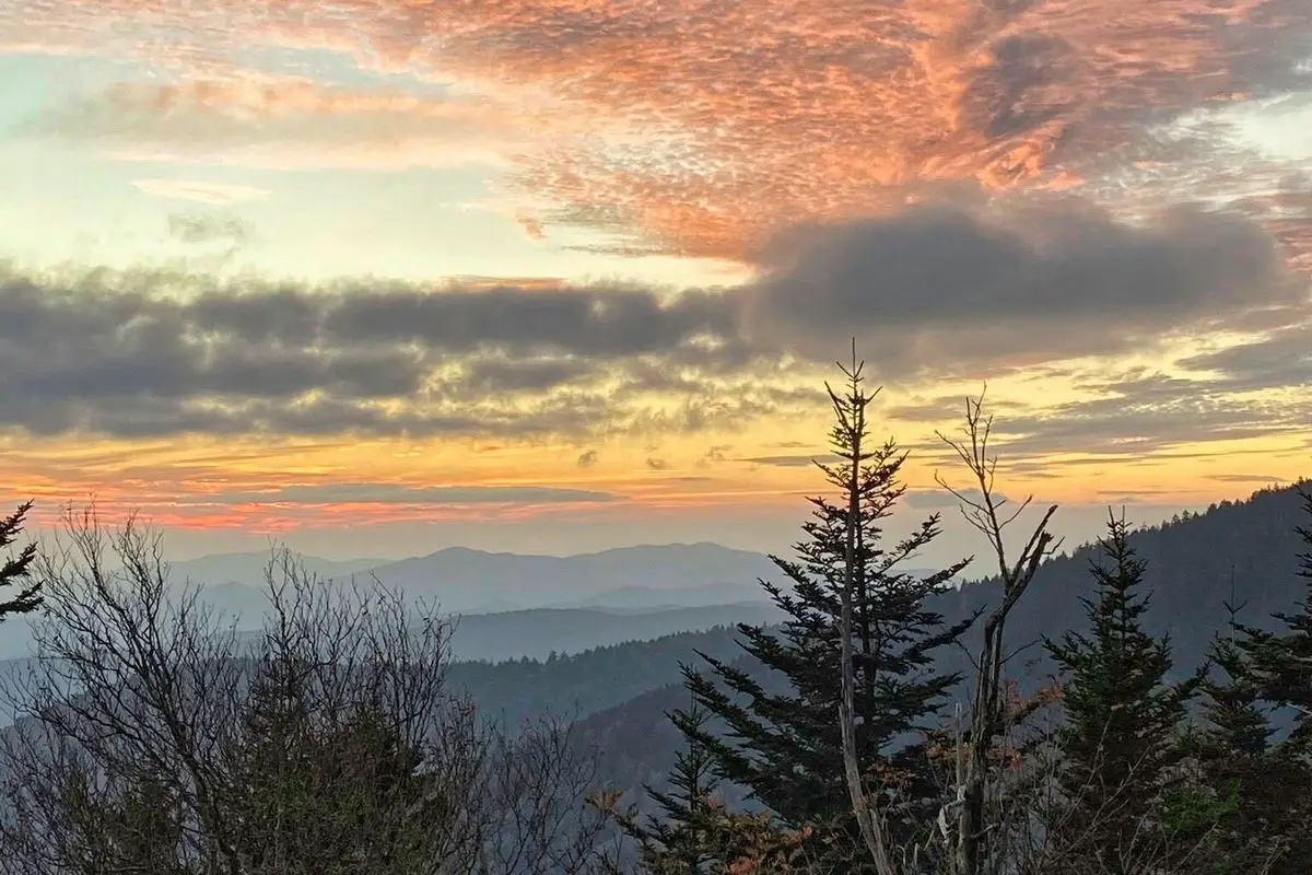 Great Smoky Mountains photography - 11. Oconaluftee Overlook (1)