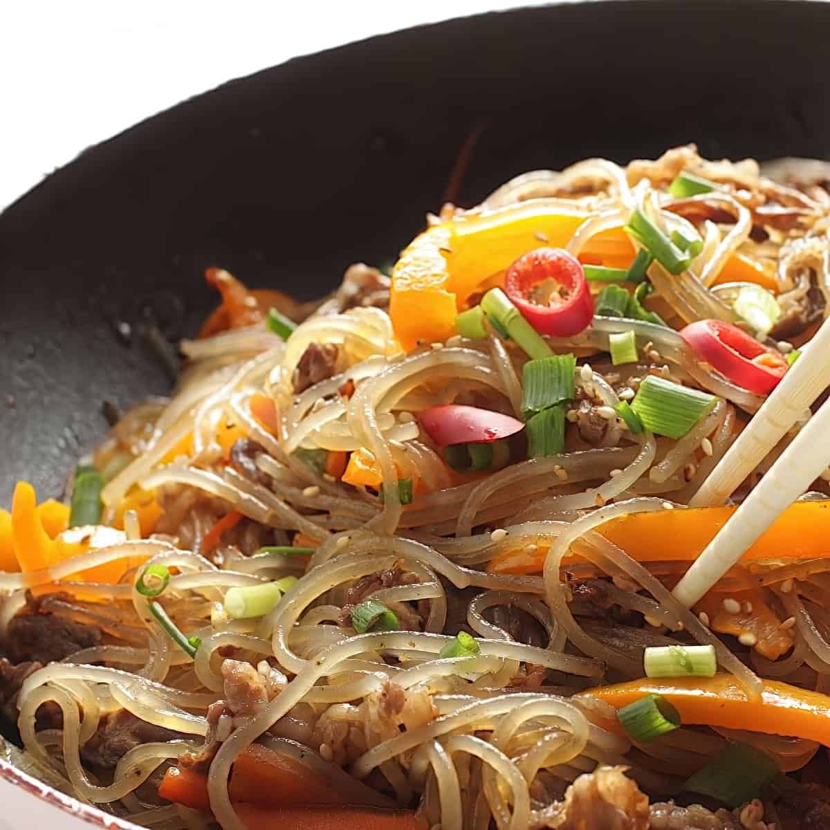 1 Japchae - Korean Glass Noodles