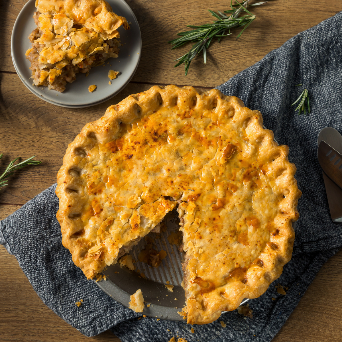 10. French VEGAN Tourtiere (Meat Pie)
