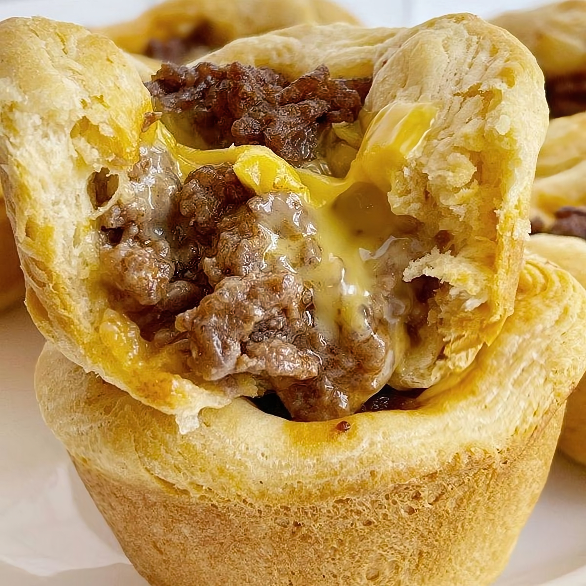 11. Cheeseburger Biscuit Cups