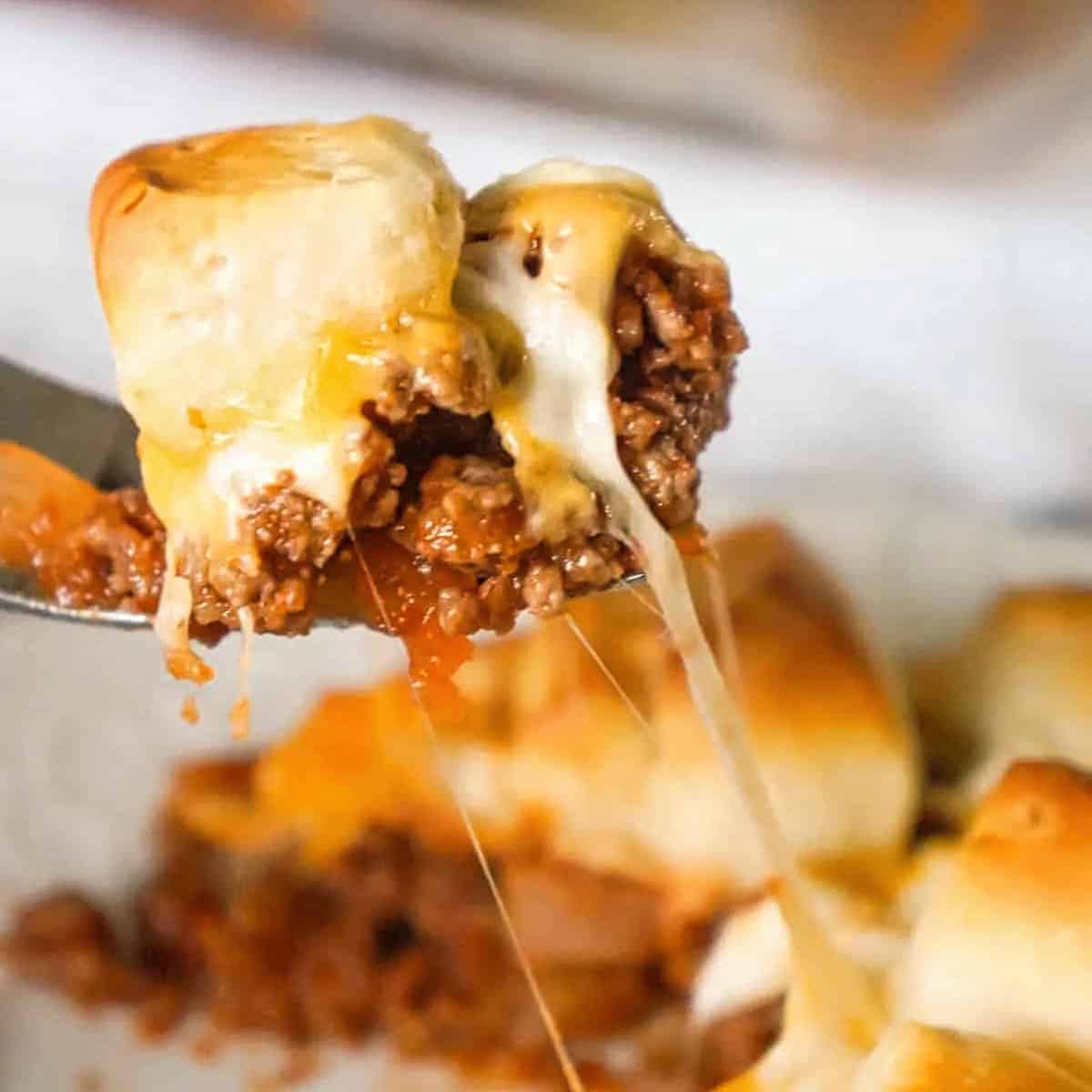12. Sloppy Joe Biscuit Casserole