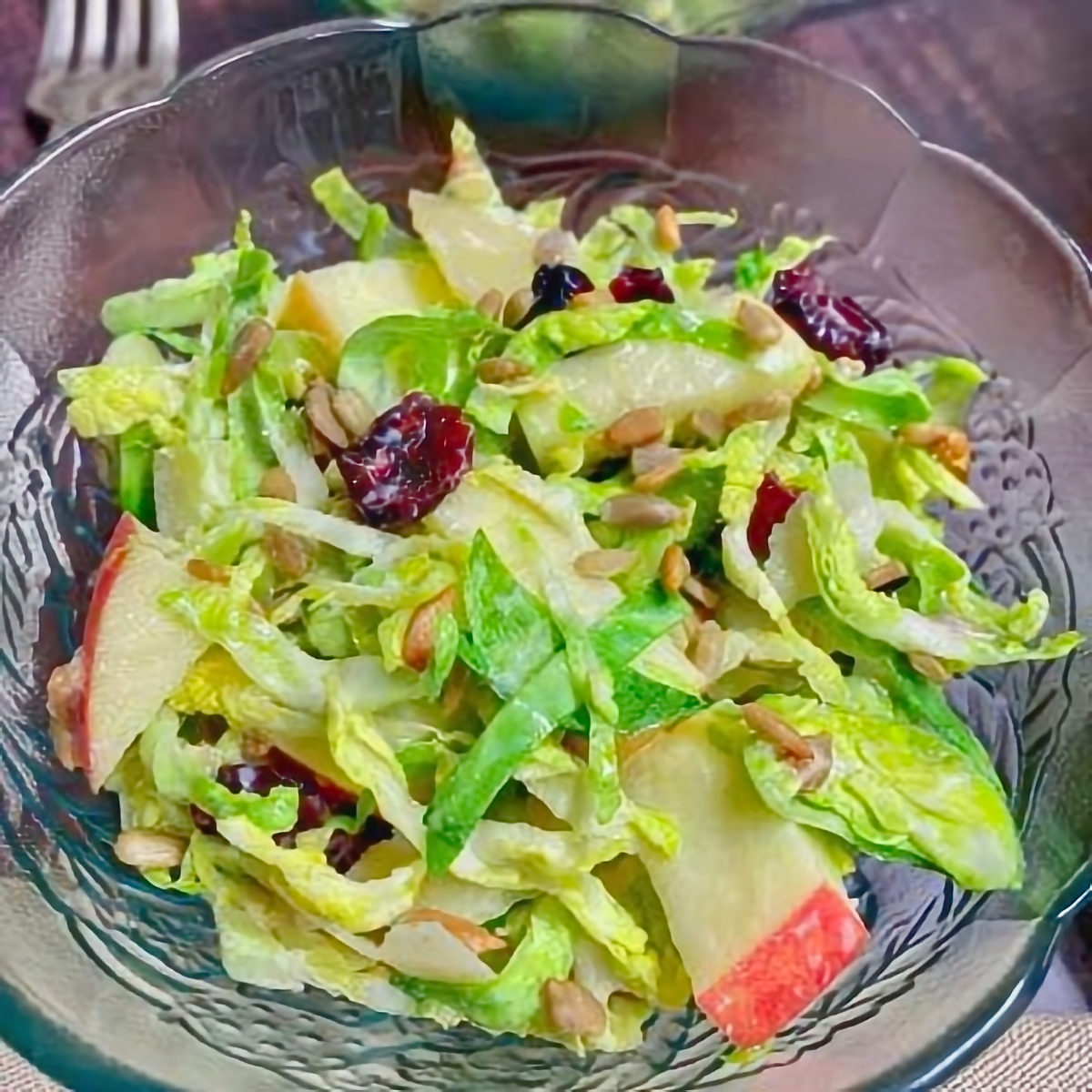 15. Shredded Brussels Sprouts Salad - easy brussel sprouts recipe
