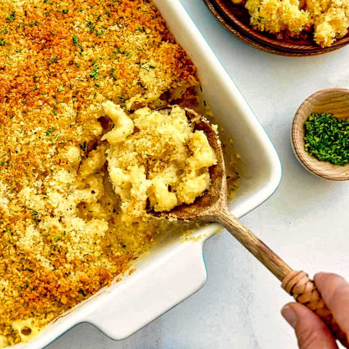 16. Roasted Garlic Mac and Cheese