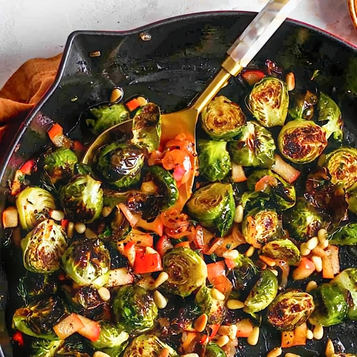 17. Cider-Glazed Brussels Sprouts - easy brussel sprouts recipe