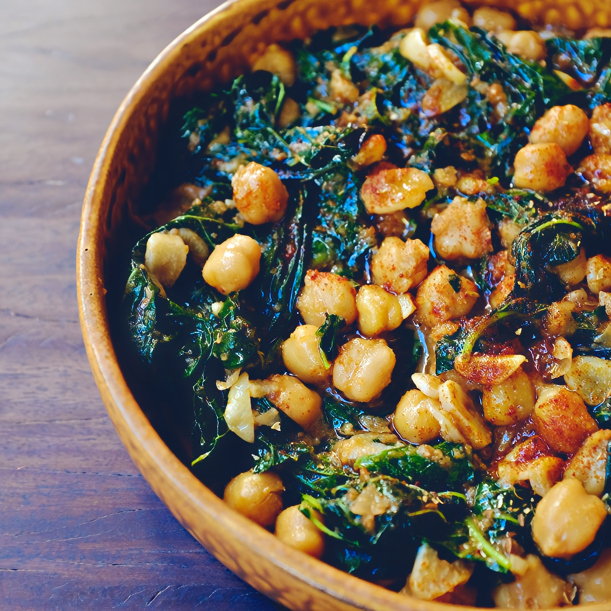 18. Spanish Spinach with Chickpeas