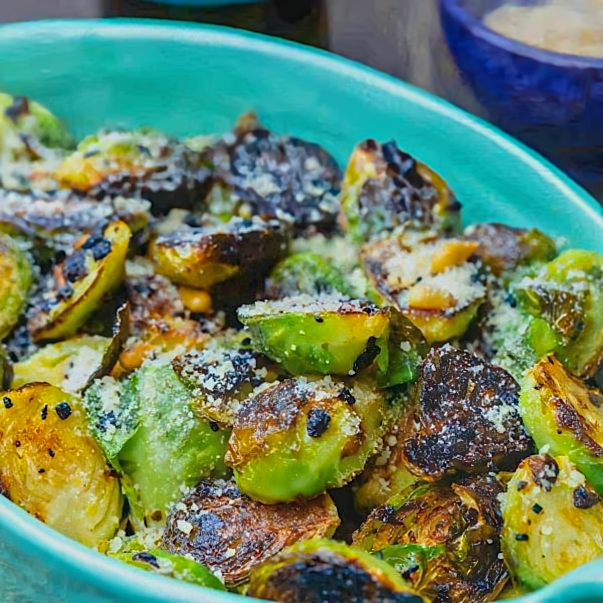 19. Crispy Olive Oil Fried Brussels Sprouts - easy brussel sprouts recipe