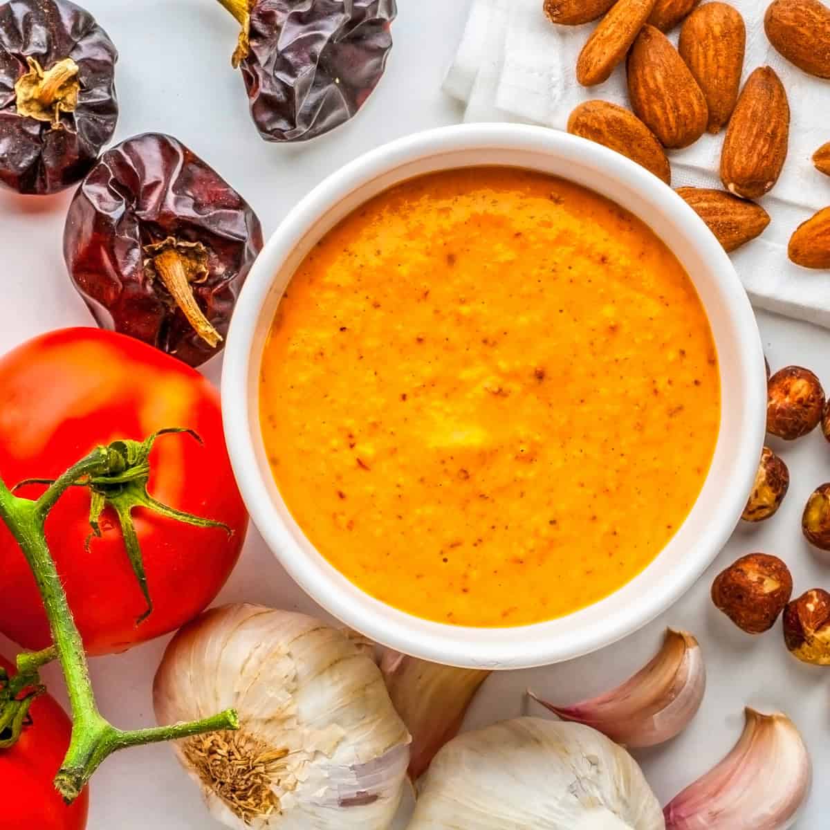 19. Quick and Easy Romesco Sauce (Spanish red pepper sauce)