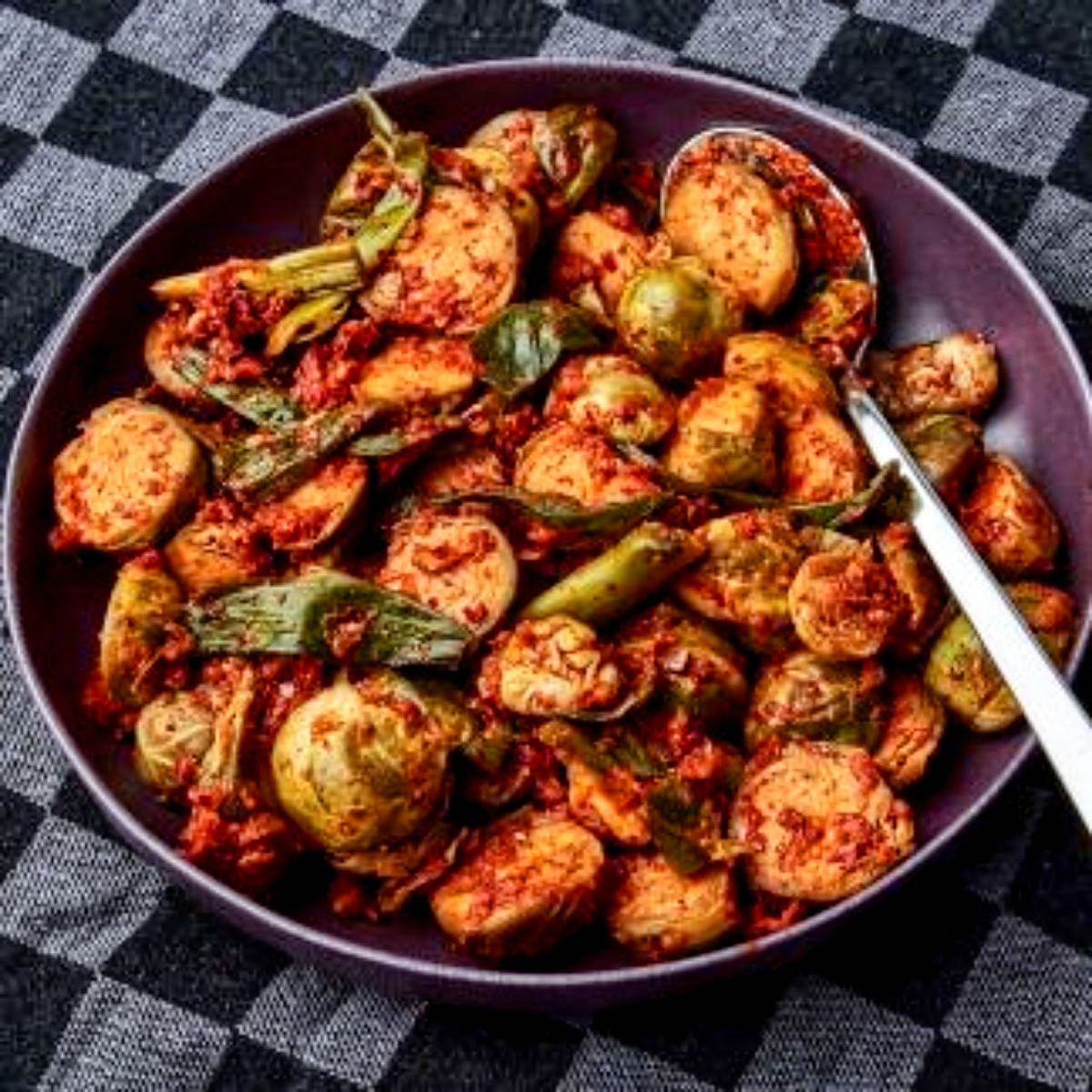 2. Brussels Sprouts Kimchi - holiday brussel sprout recipes
