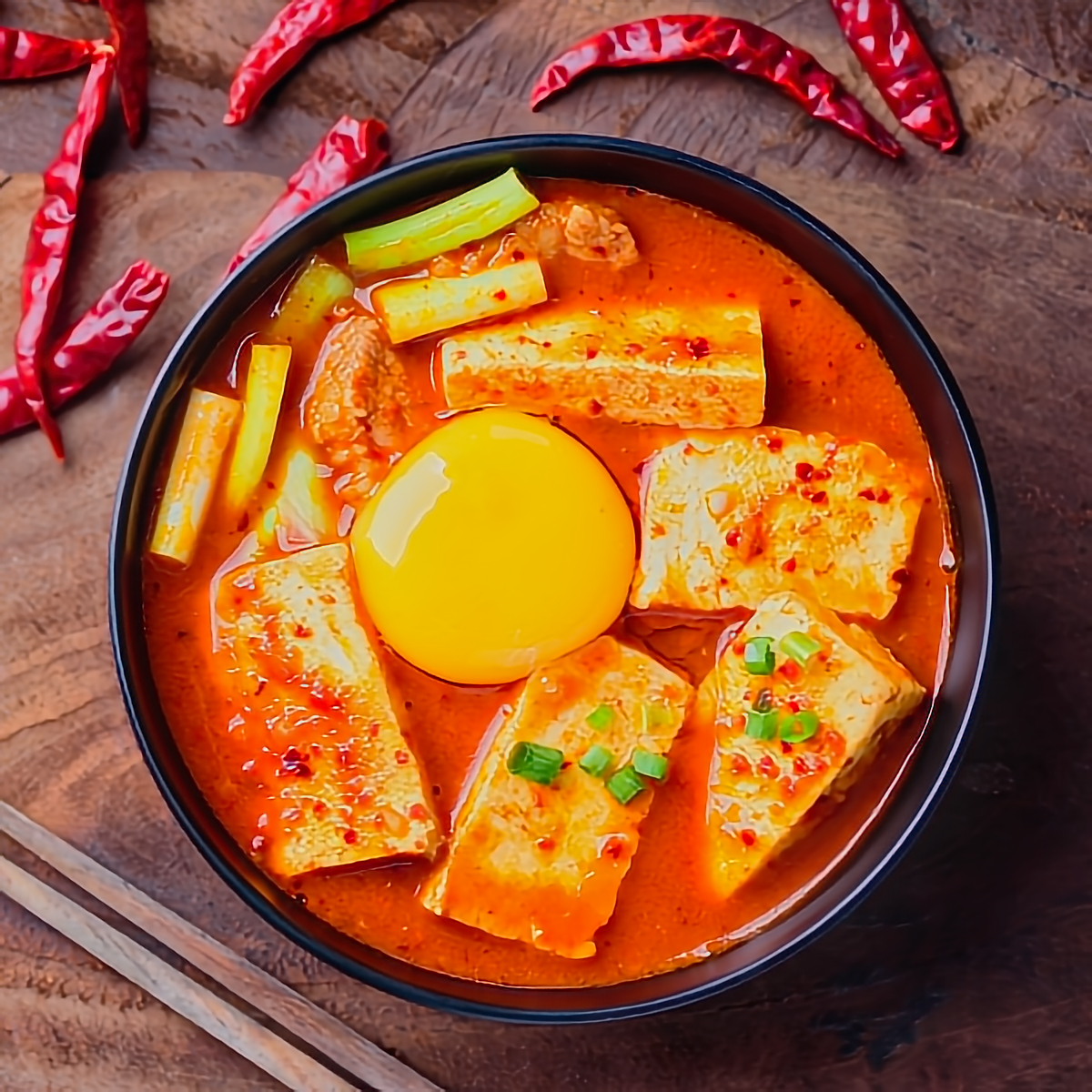 vegetarian Korean recipe Korean Soft Tofu Stew
