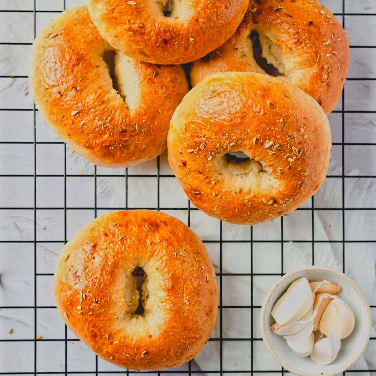 24. Roasted Garlic Bagels