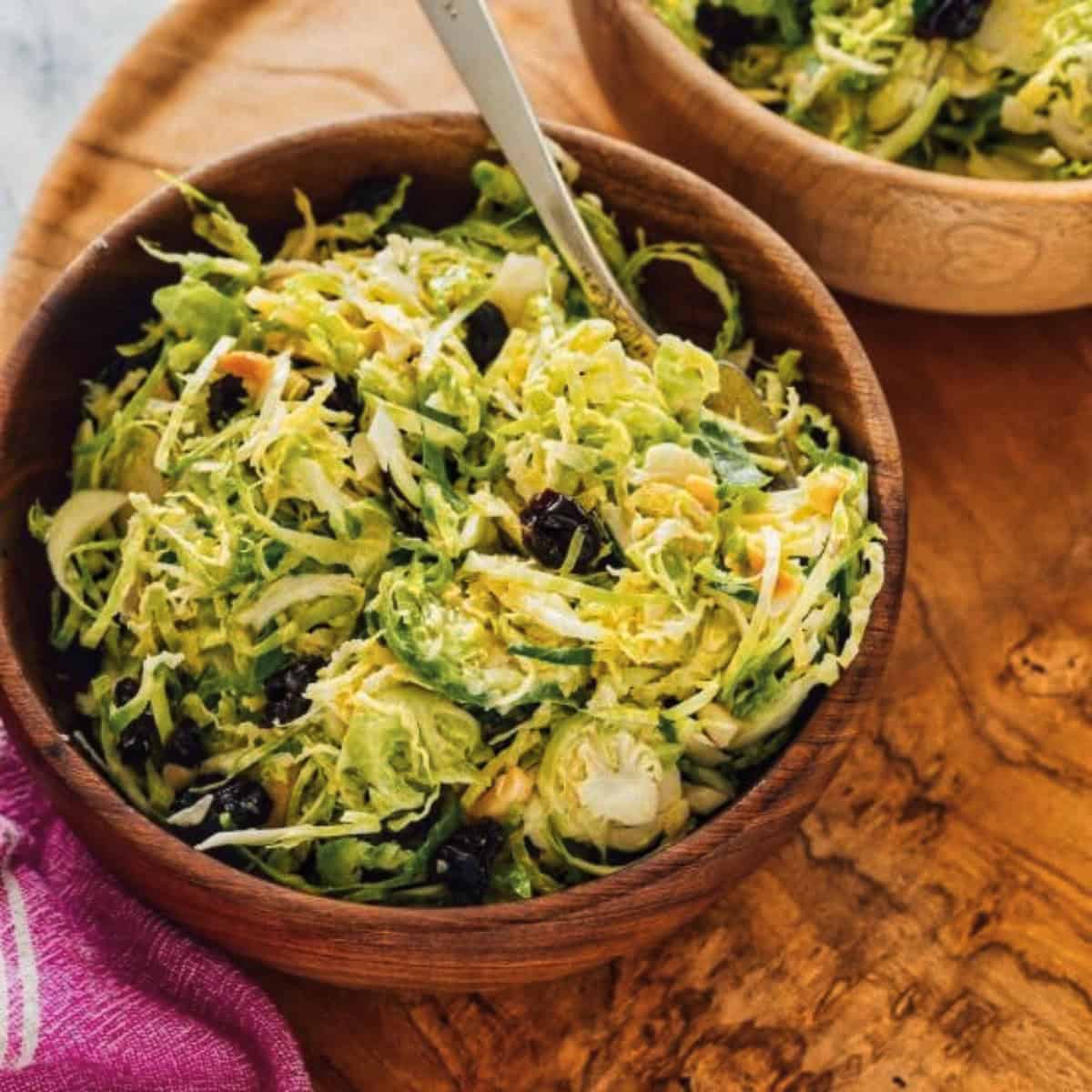 25. Honey Mustard Brussels Sprout Slaw