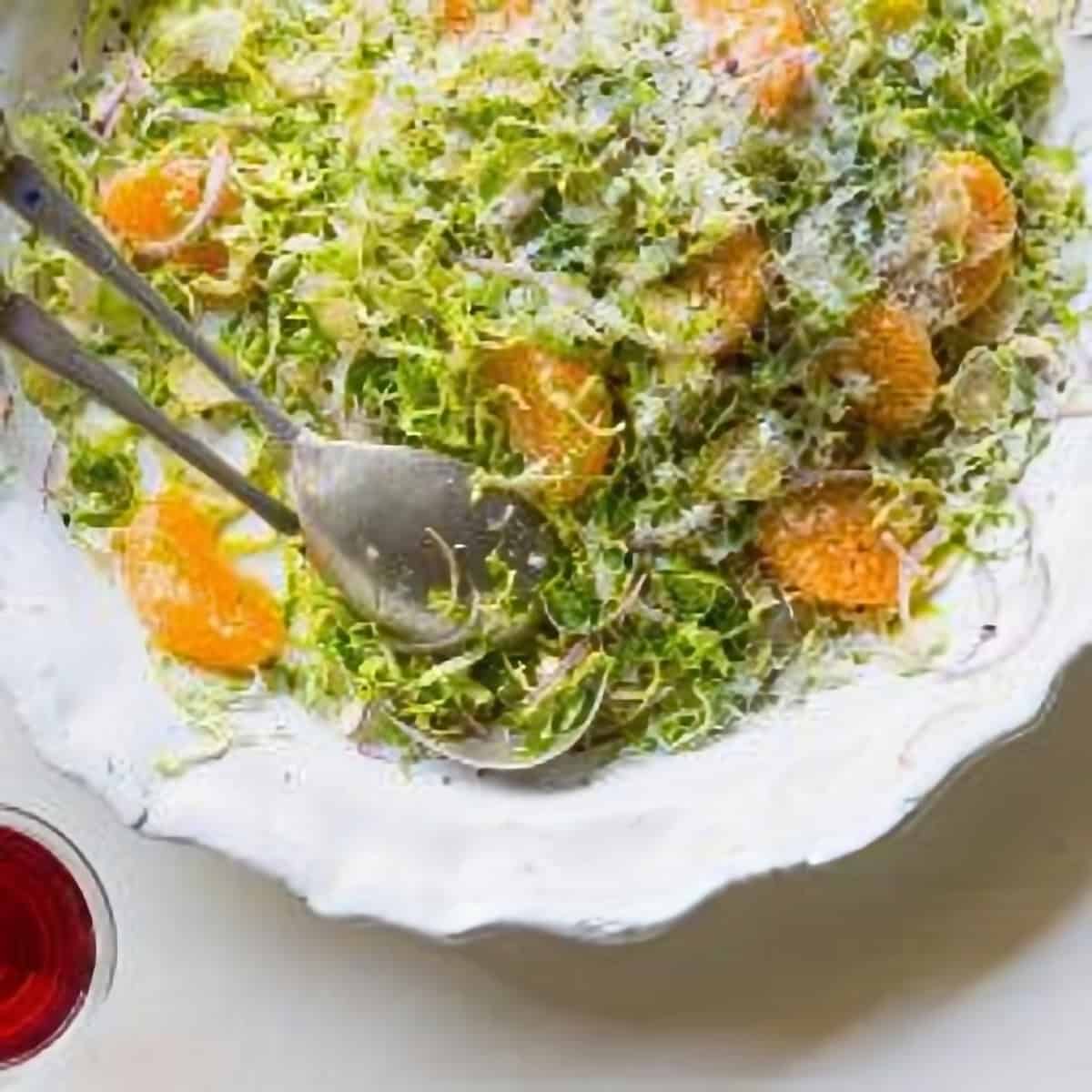 29. Brussels Sprout Salad with Pecorino and Tangerines