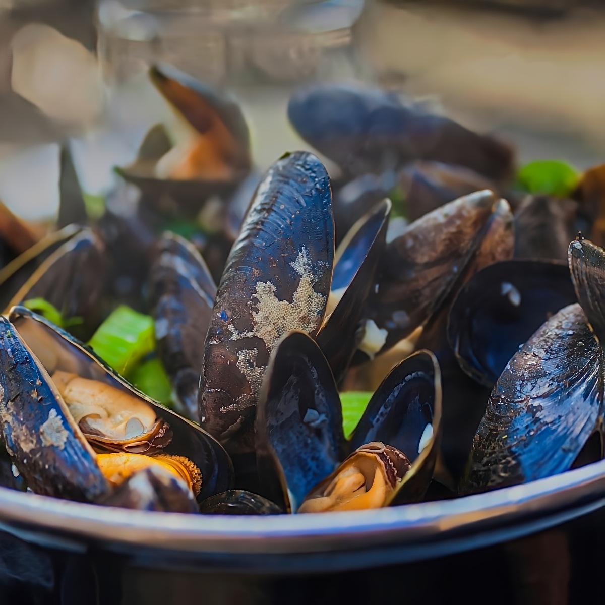 3. Moules Frites - traditional Belgian recipe