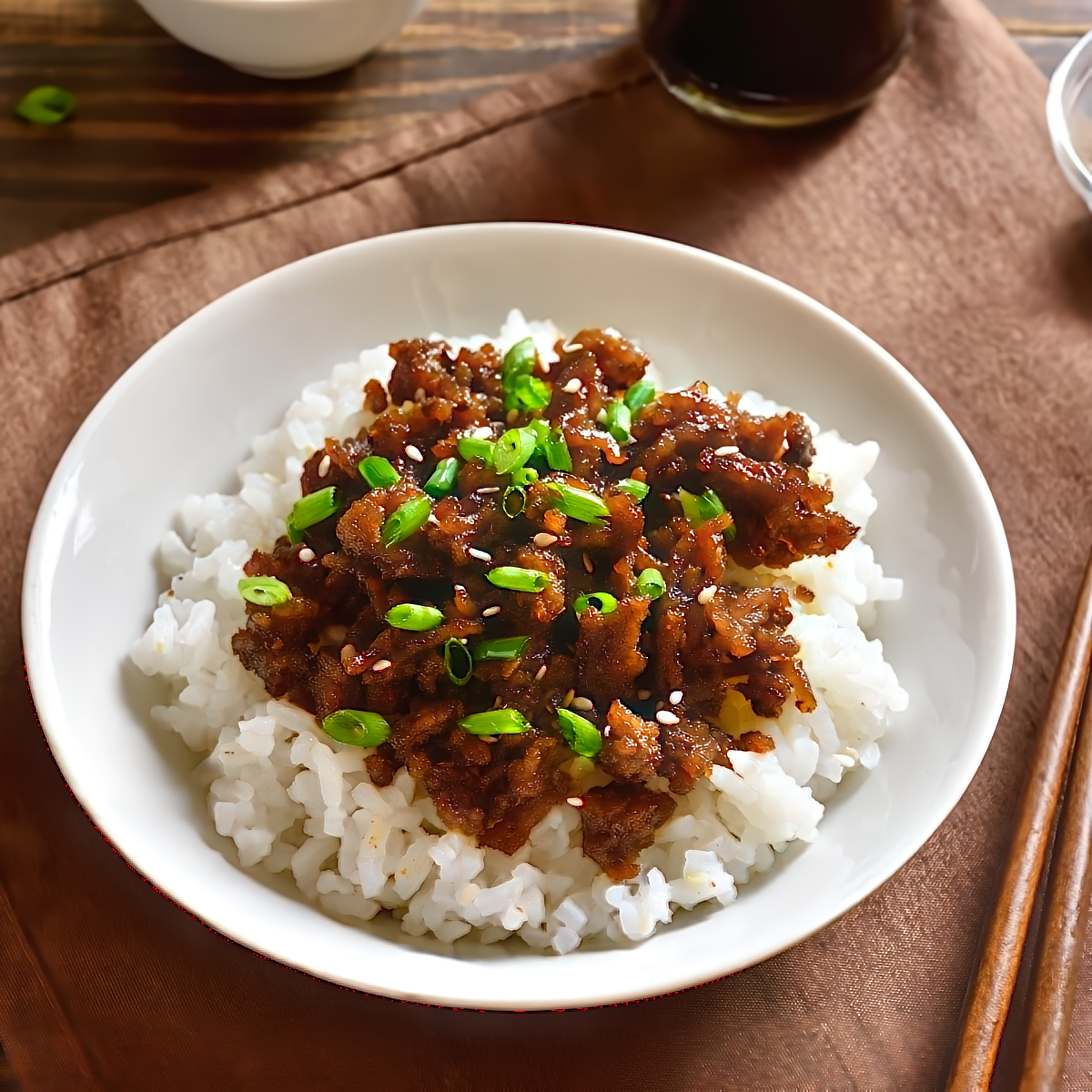 9. Instant Pot Korean Beef Bowl Recipe