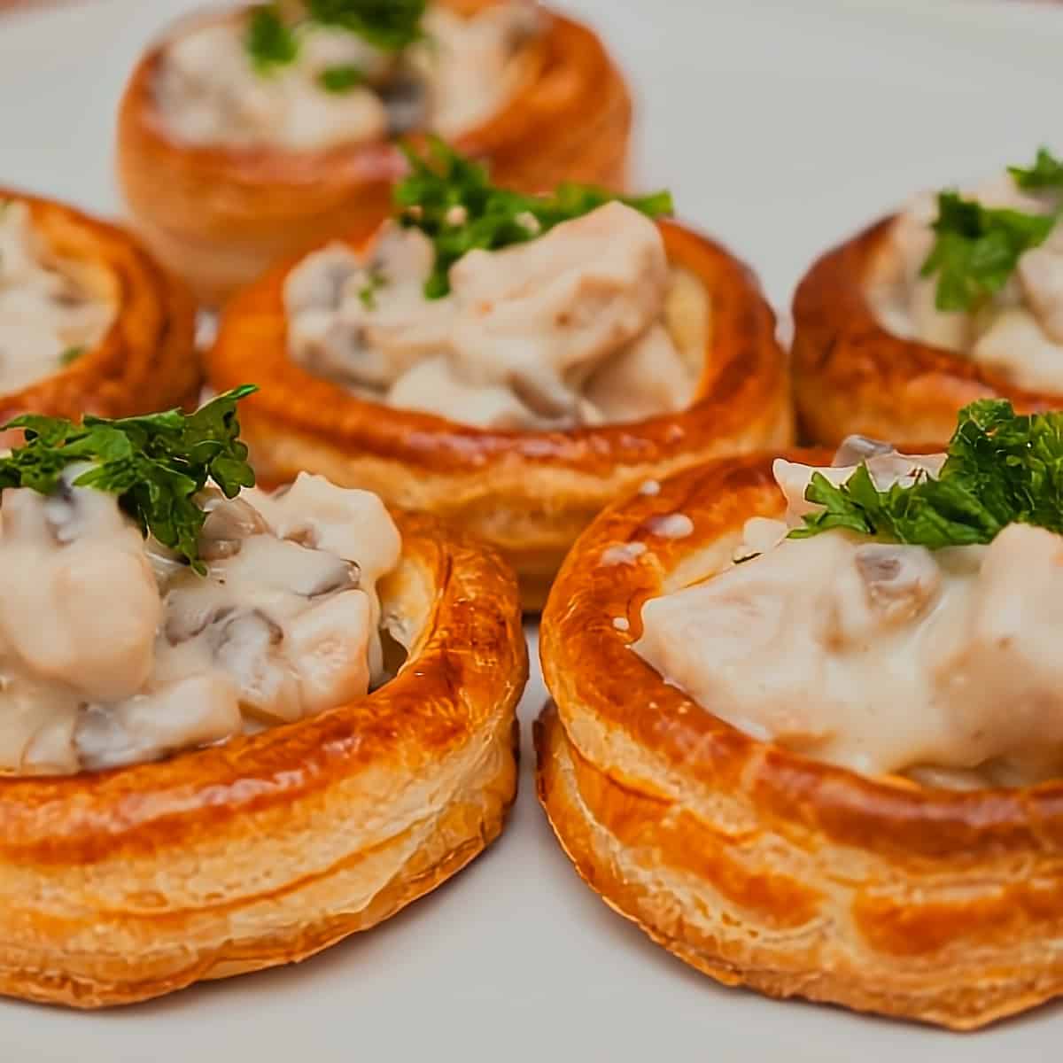 9.Chicken and Mushroom Vol Au Vent