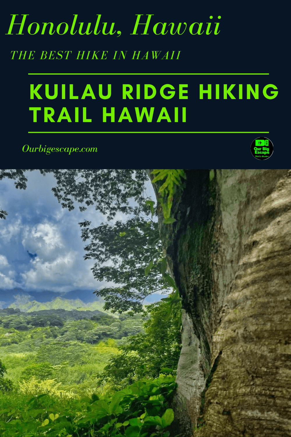Find out about the 3.6-mile Kuilau Ridge Trail near Kapa'a, Kauai, that goes out and back. Most people think it is a moderately hard route. It takes an average of 1 hour and 43 minutes to finish. This is a popular place to hike, ride horses, and mountain bike, so you'll probably see other people while you're out exploring. The trail is beautiful and can be used at any time of the year.