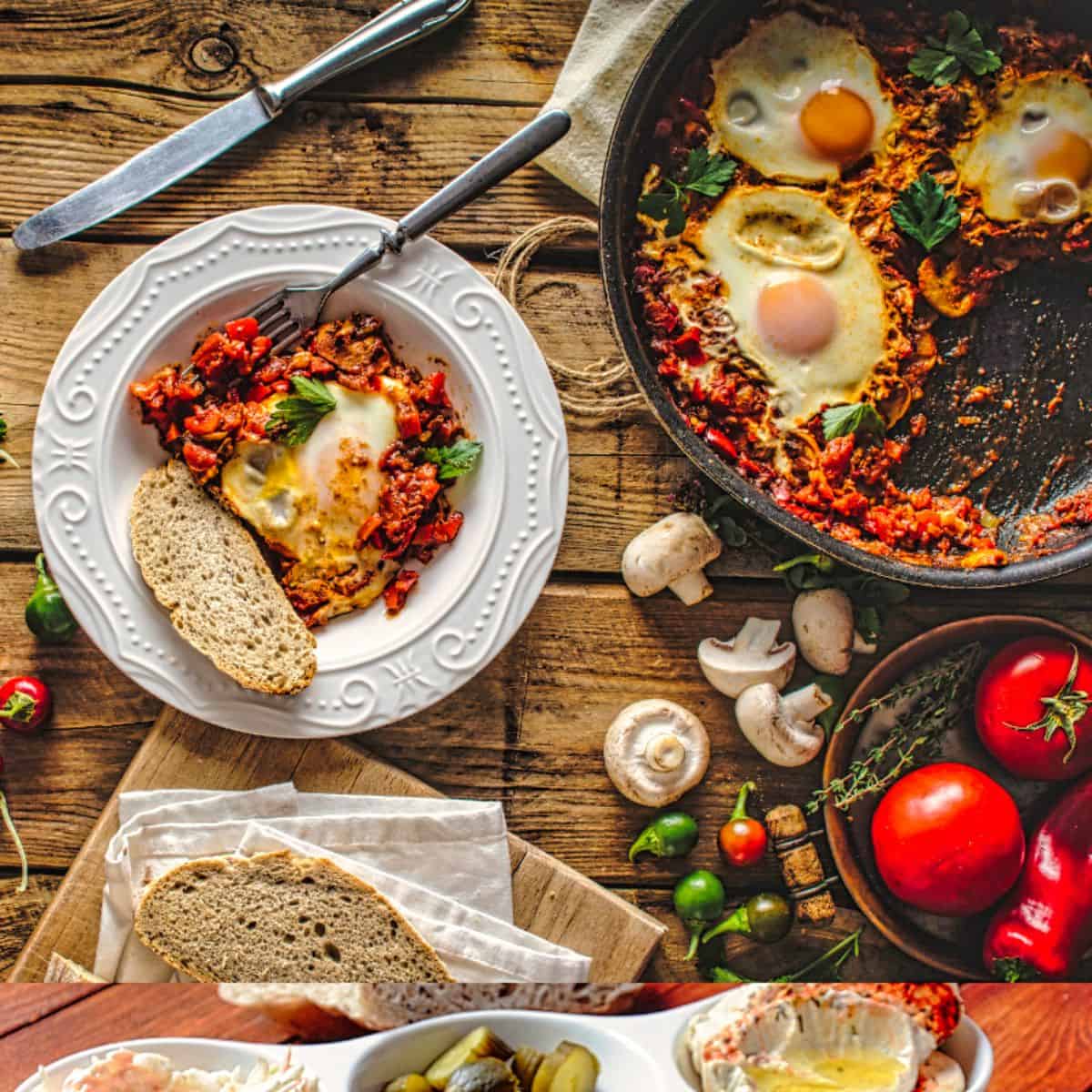 Spiced Chorizo And Tomato Shakshuka - Spanish recipes for chorizio