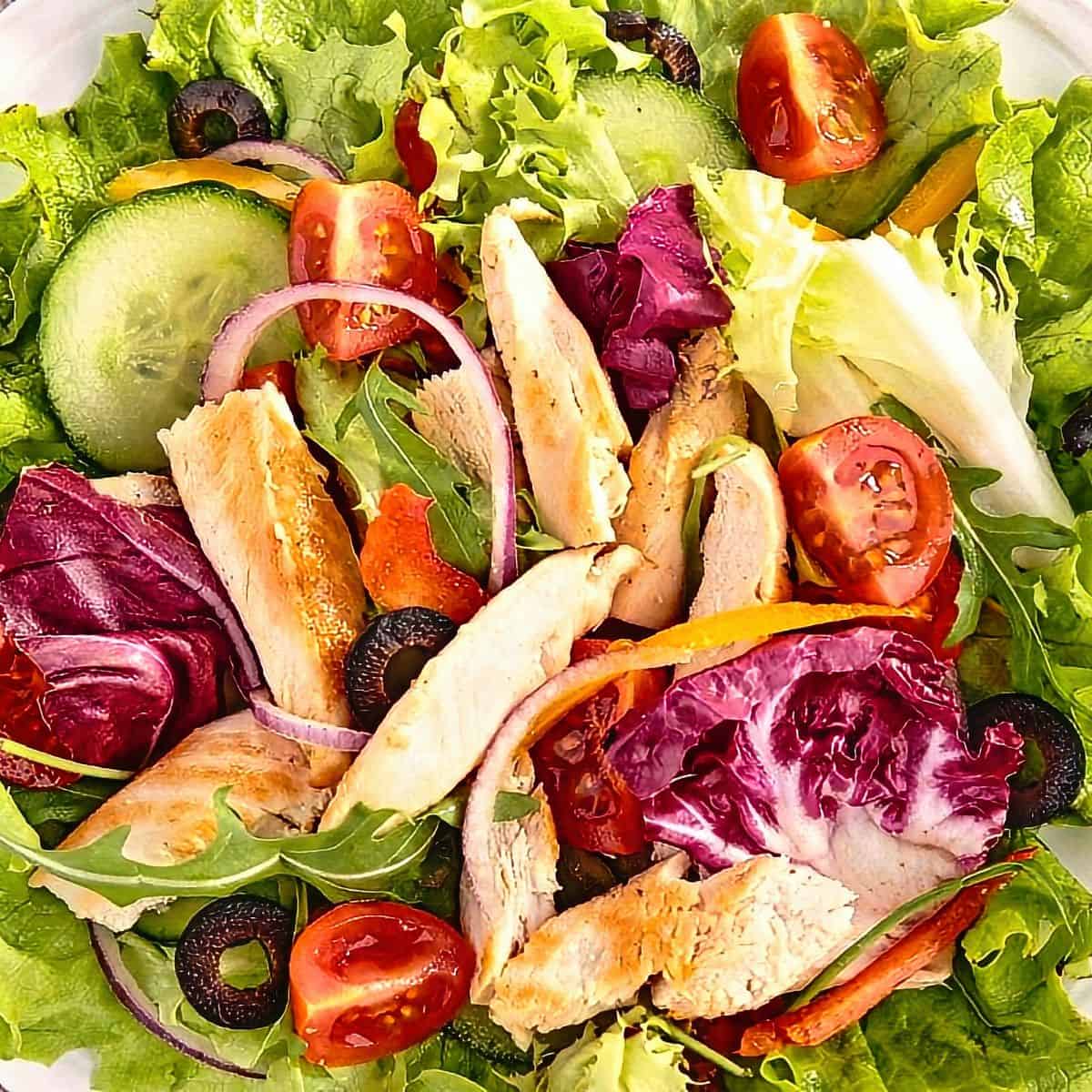1. The Perfect Spanish Summer Chicken Salad - Spanish recipe for chicken