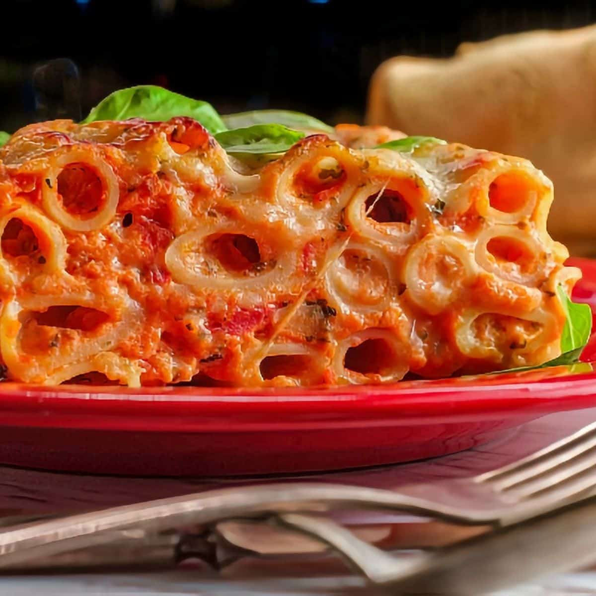 1. Ziti al Forno-Baked Ziti with Meat Sauce - recipe for Italian casseroles