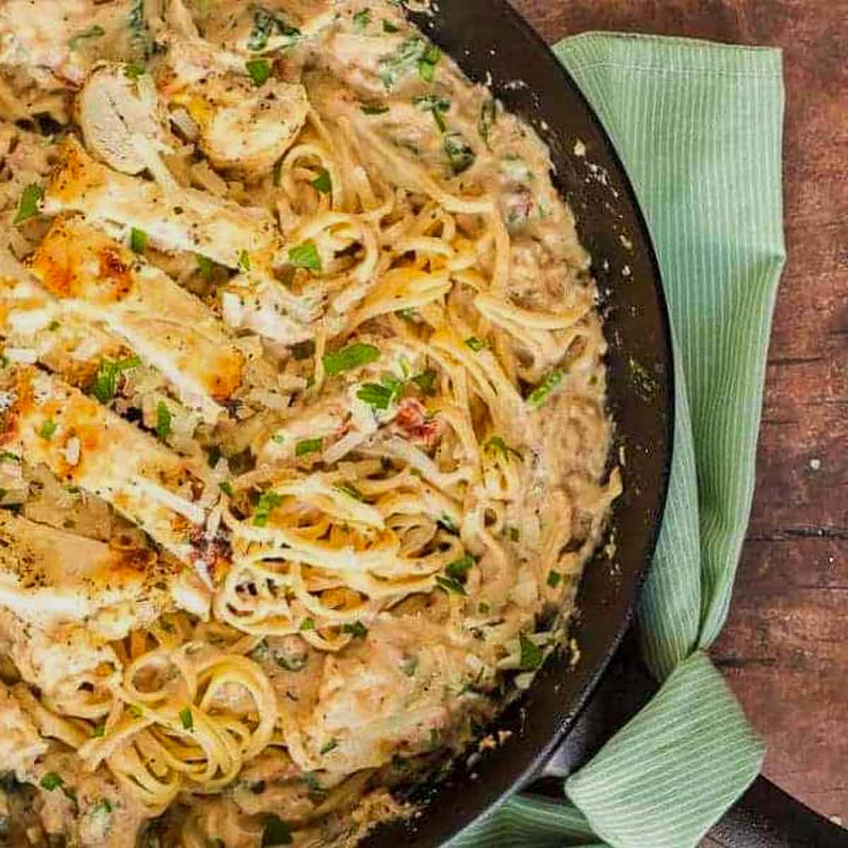 10. Creamy Italian Chicken Pasta