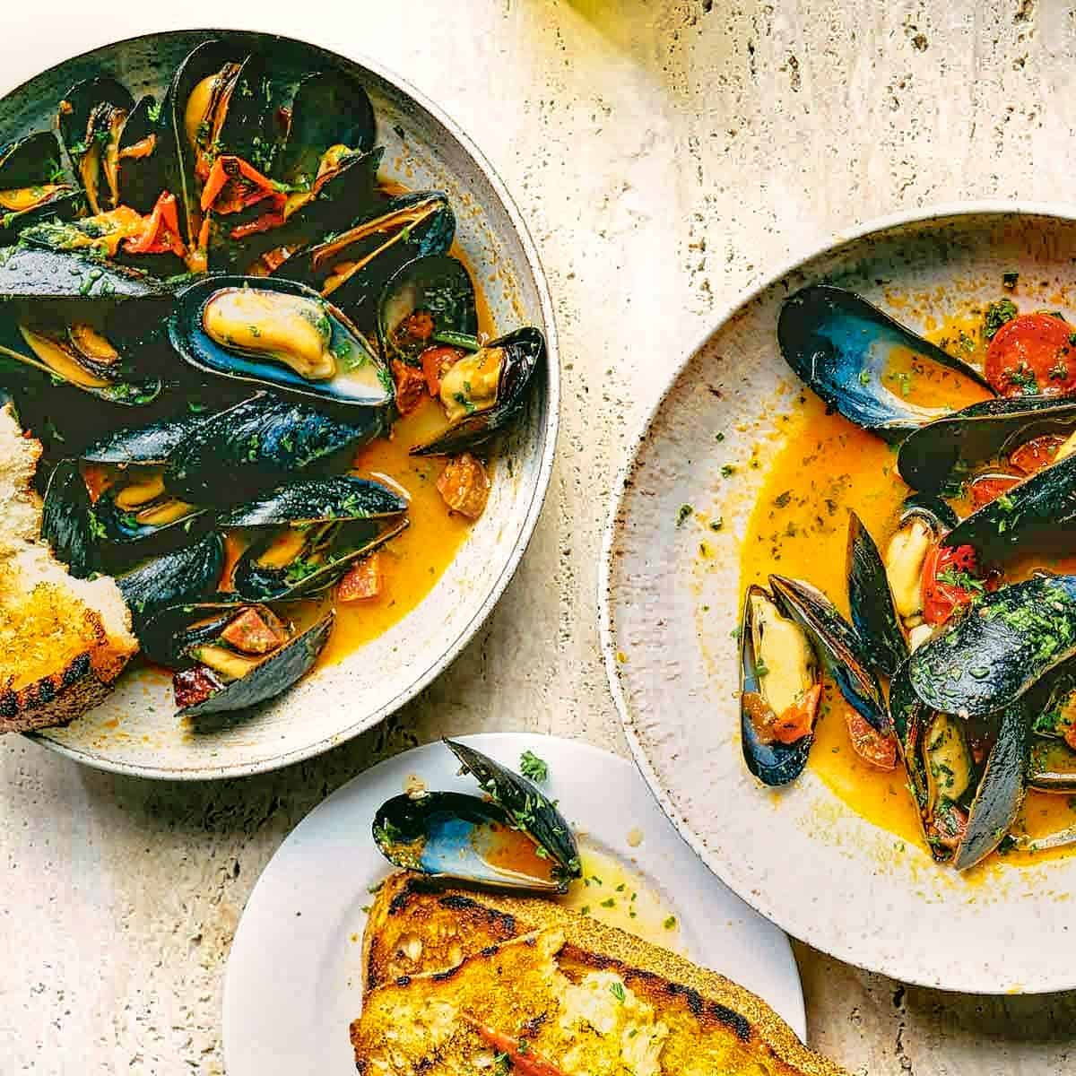 Mussels With Chorizo