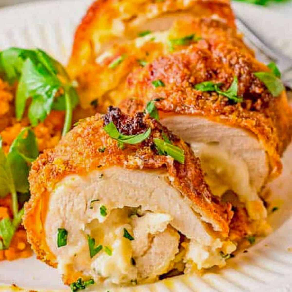 Air Fryer Stuffed Chicken Roll-Ups - Mexican air fryer recipes