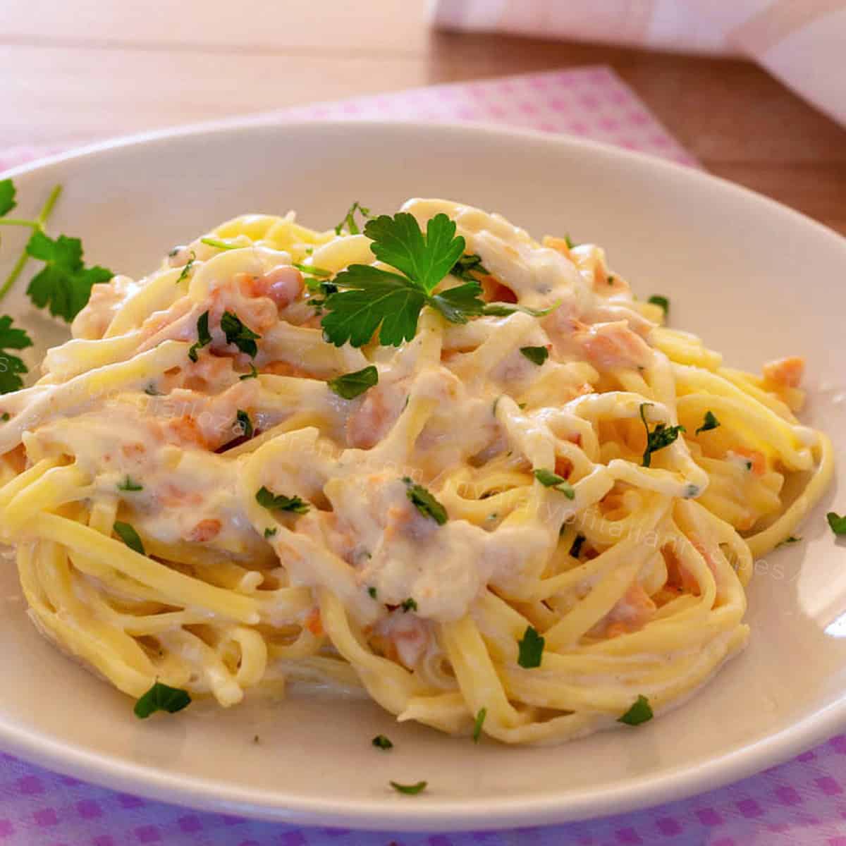 11. Tagliolini with Cream of Smoked Salmon_upscale