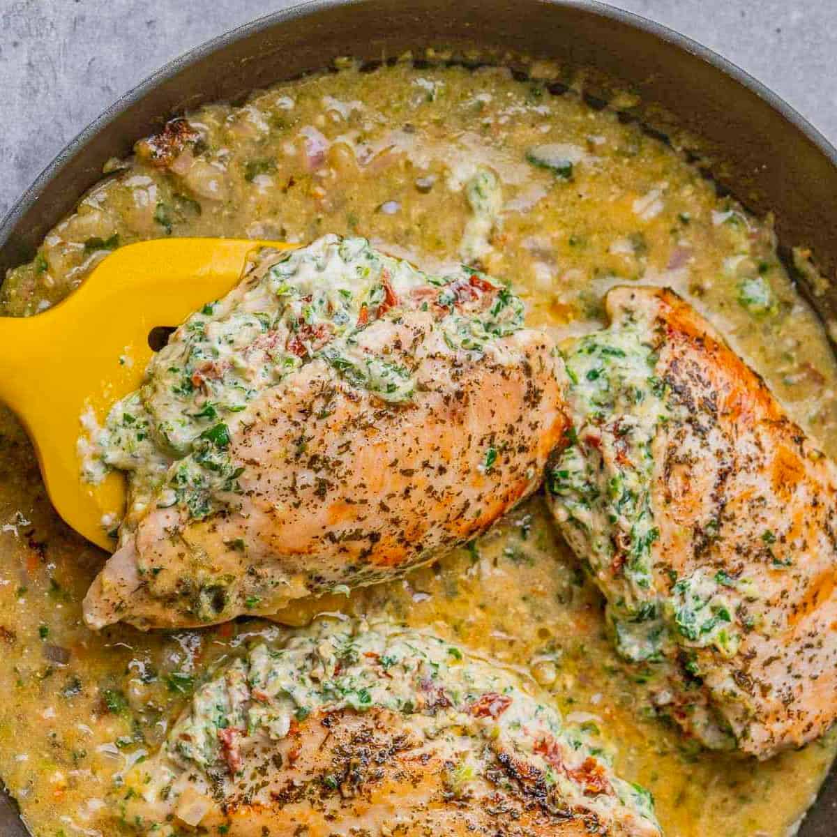 12. Cheesy Italian-inspired Stuffed Chicken Breast