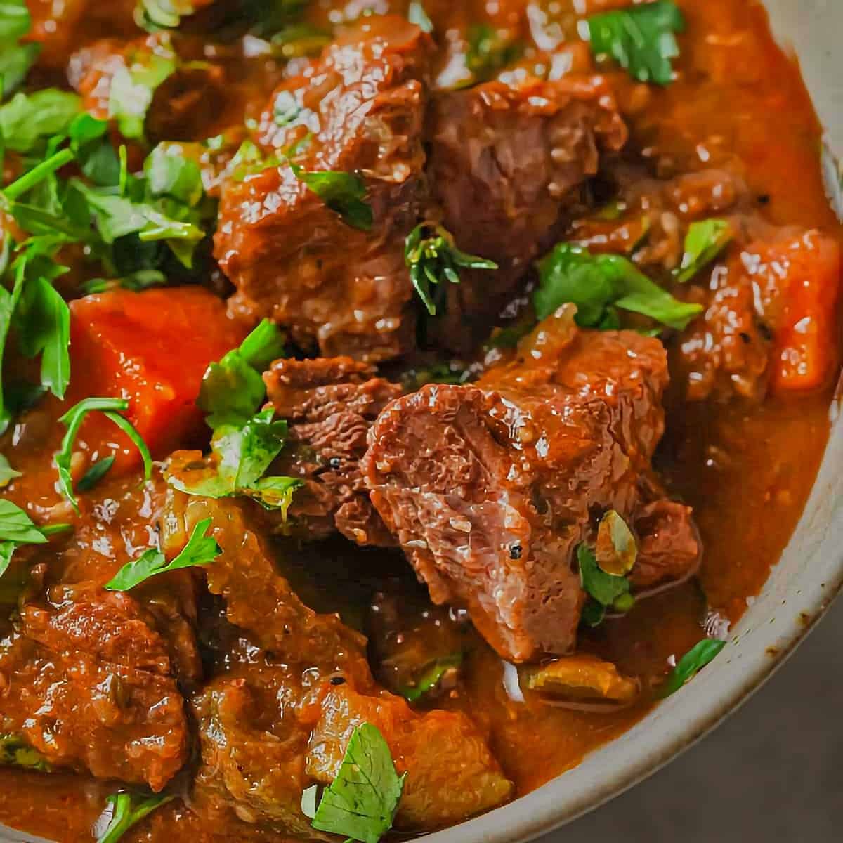 Low-Carb Beef Bourguignon