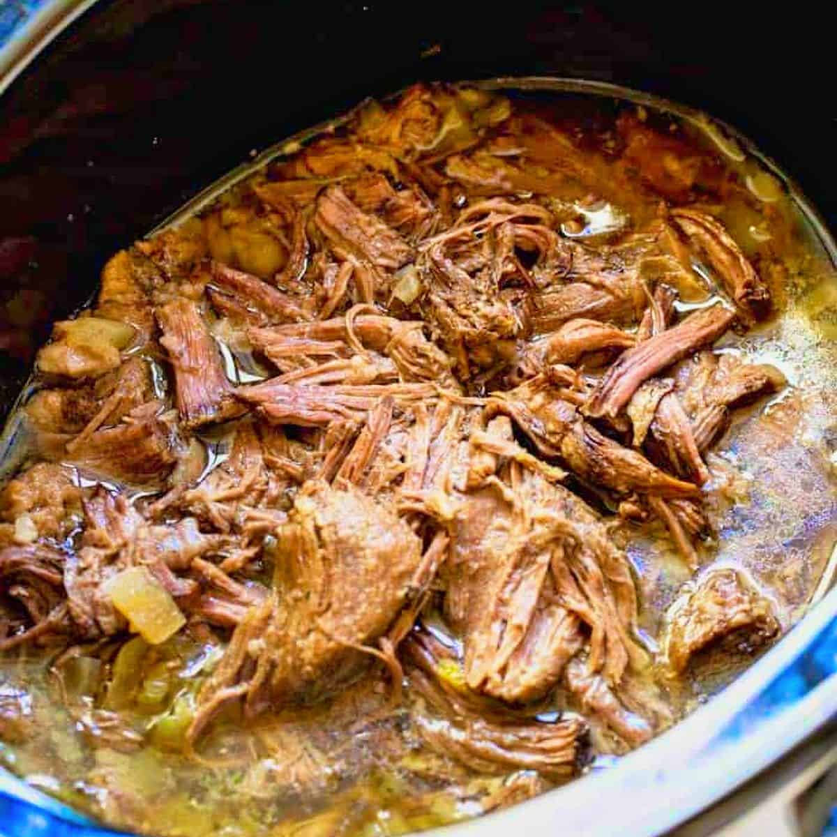 12. Slow Cooker Italian Beef - Italian beef recipes for Crock Pot