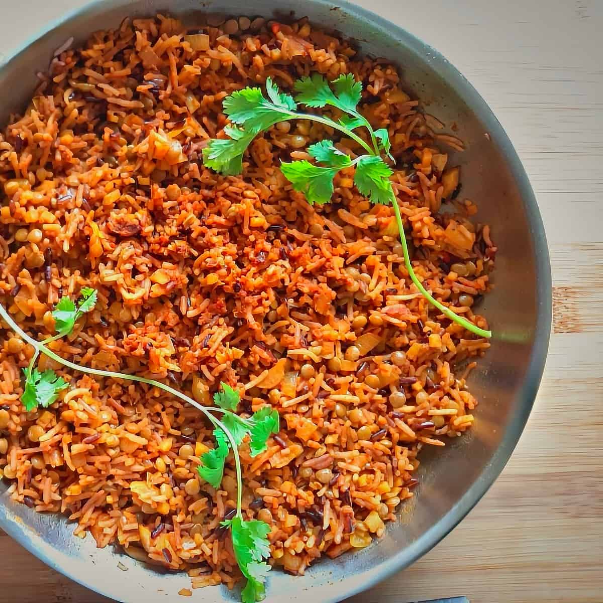 15. Tomato Curry Rice and Beans