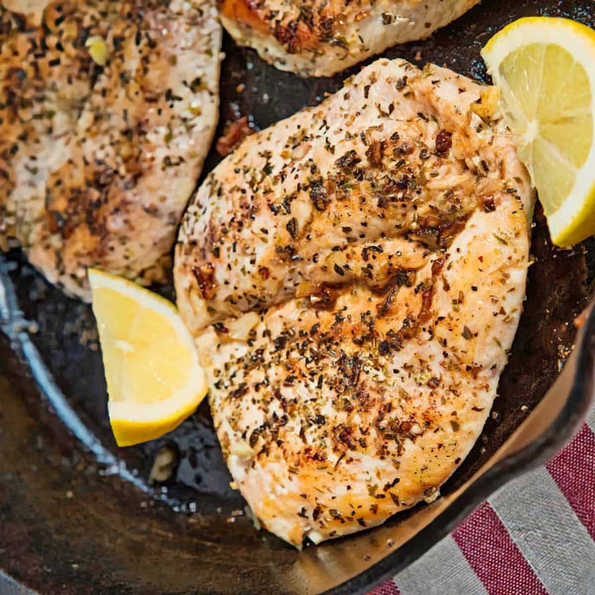 16. Italian-Seasoned Sautéed Chicken Breasts