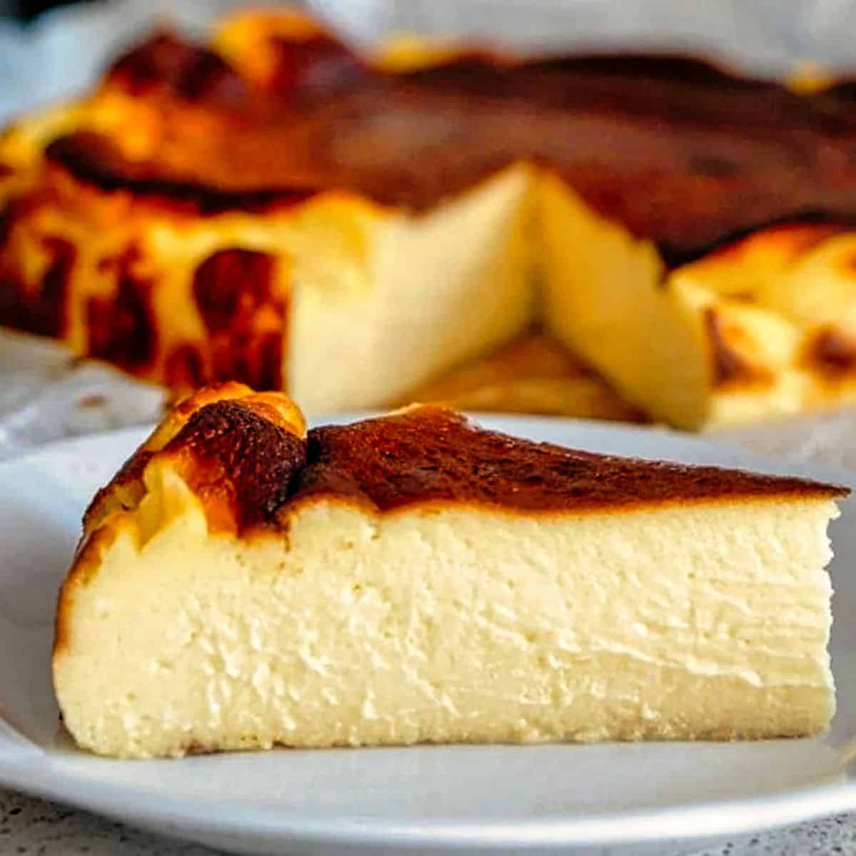 17. Burnt Basque Cheesecake Recipe