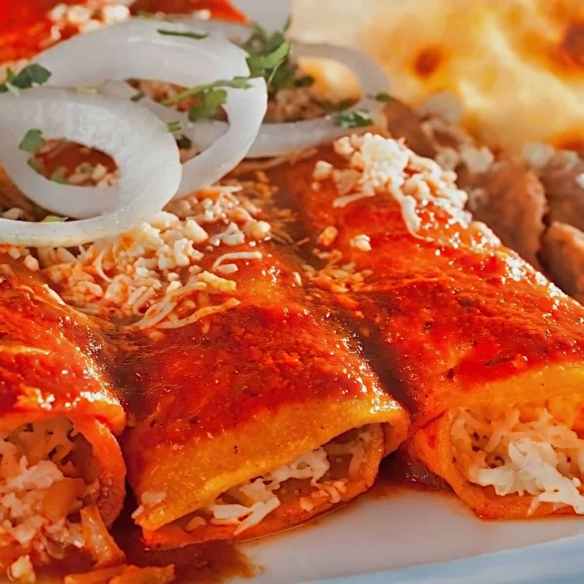 Air Fryer Enchiladas