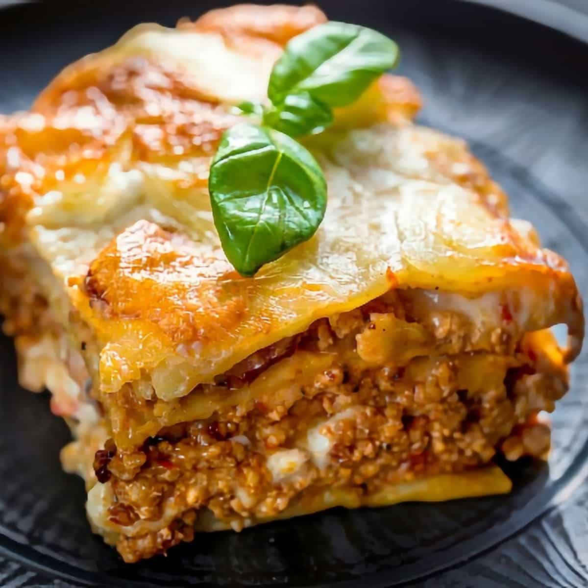 2. Parmesan Lasagna - recipe for Italian casseroles