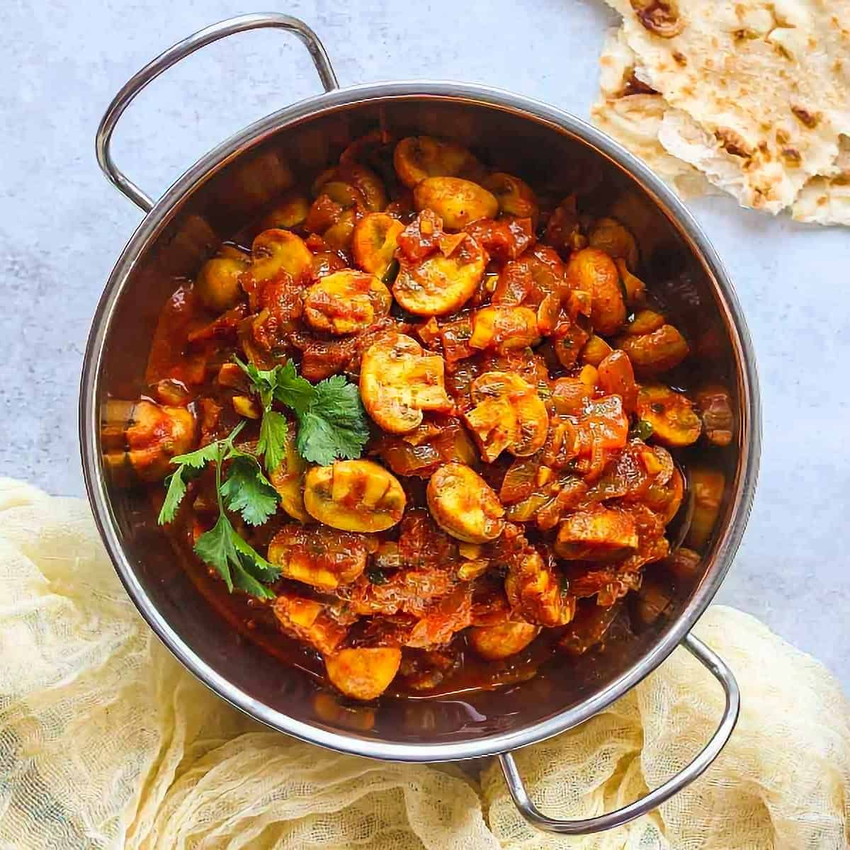 20. Mushroom Bhaji