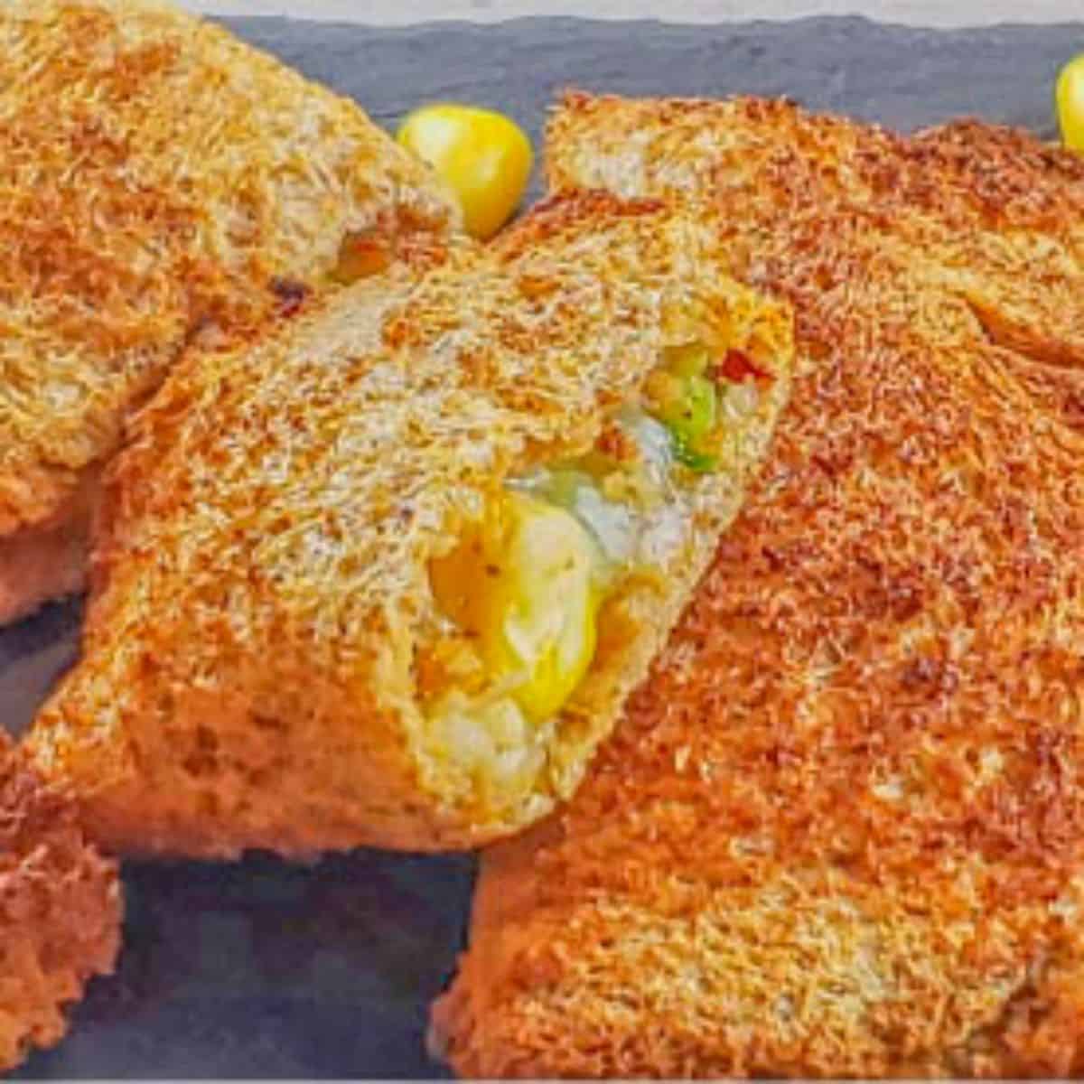 21. Cheesy Air Fryer Bread Pockets