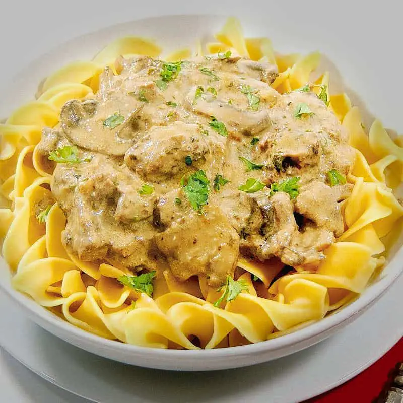 Slow Cooker Beef Stroganoff