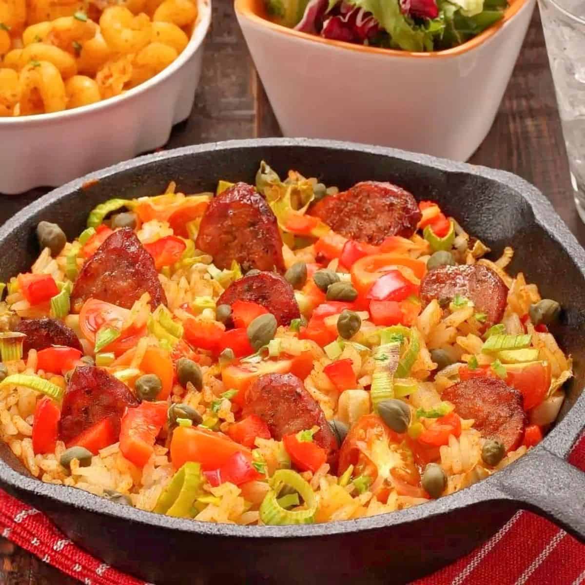 Classic Spanish Chorizo Rice