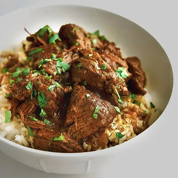 Stew Beef and Rice