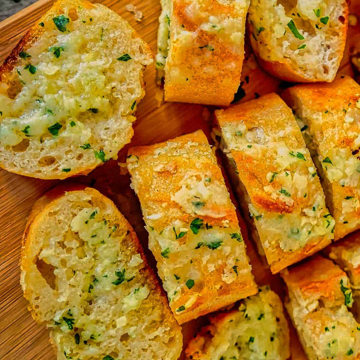 23. Garlic Bread Baguette (Air Fryer & Oven)
