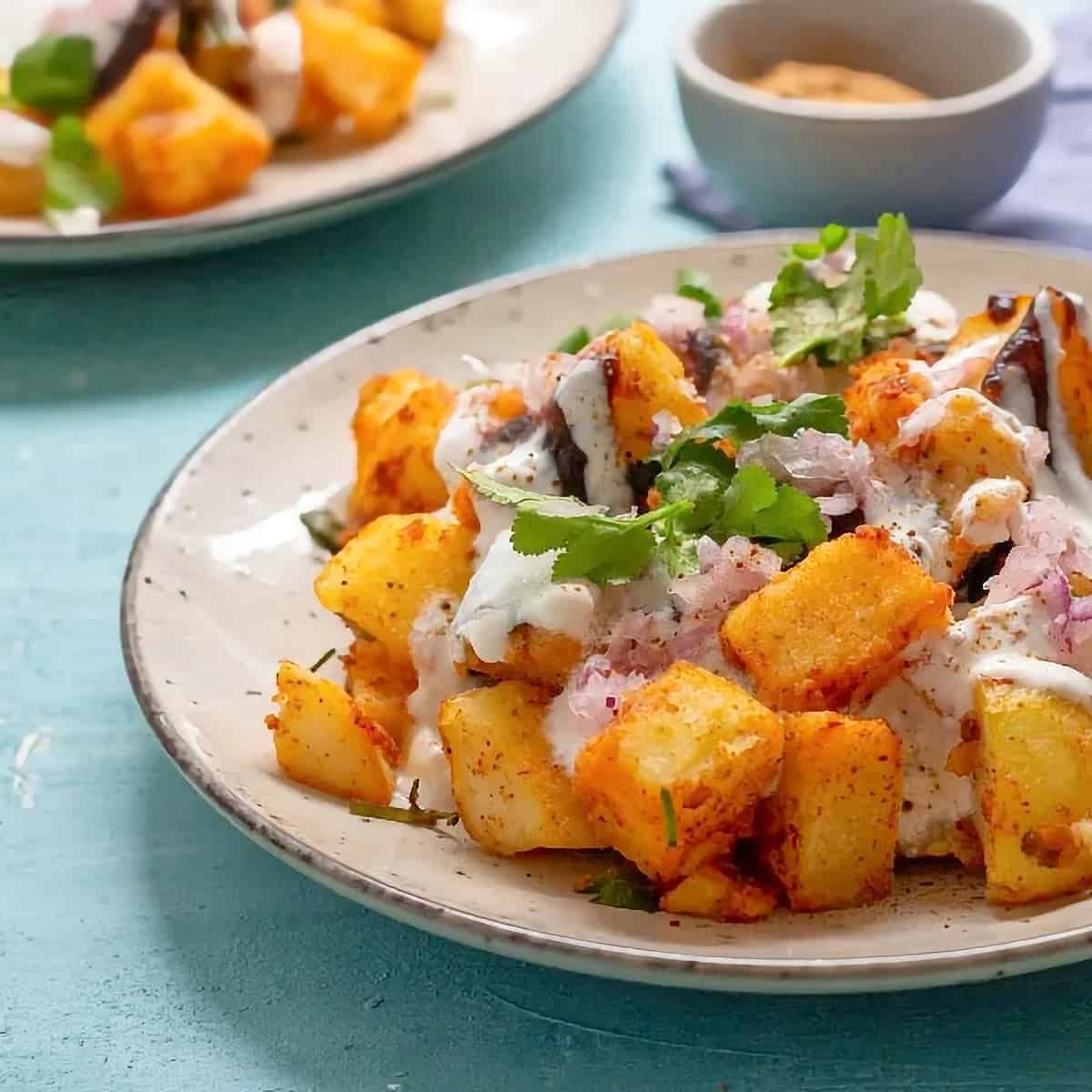 25. Aloo Chaat (Potato Chaat)