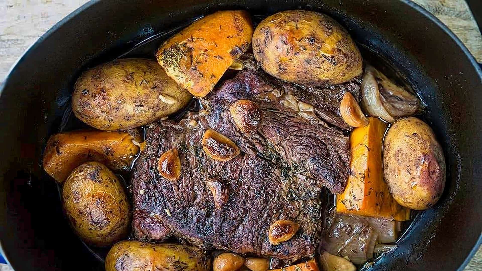 Dutch Oven Pot Roast - The Kitchen Magpie