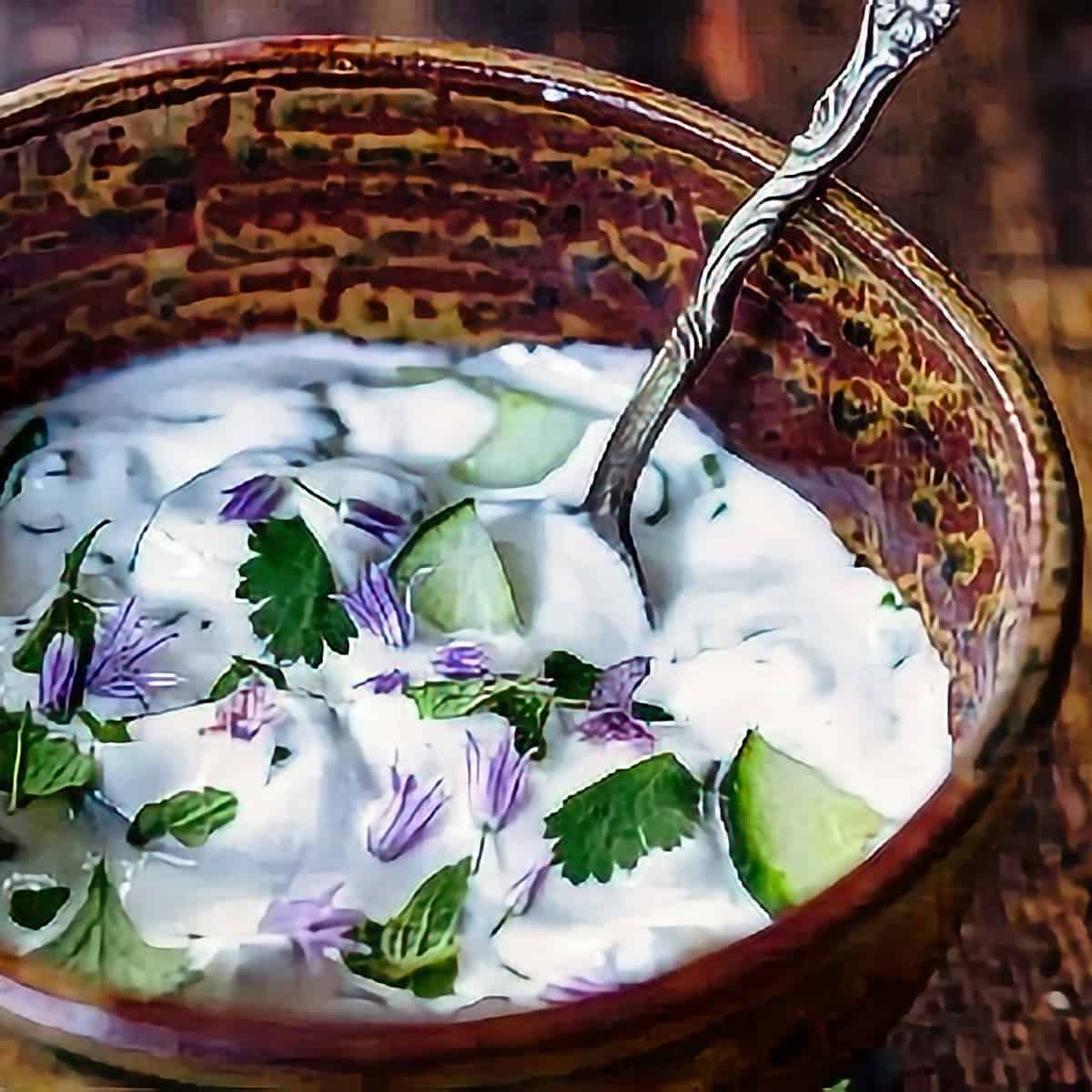 3. Raita_upscale - 10 Minute Vegetarian Indian Recipes