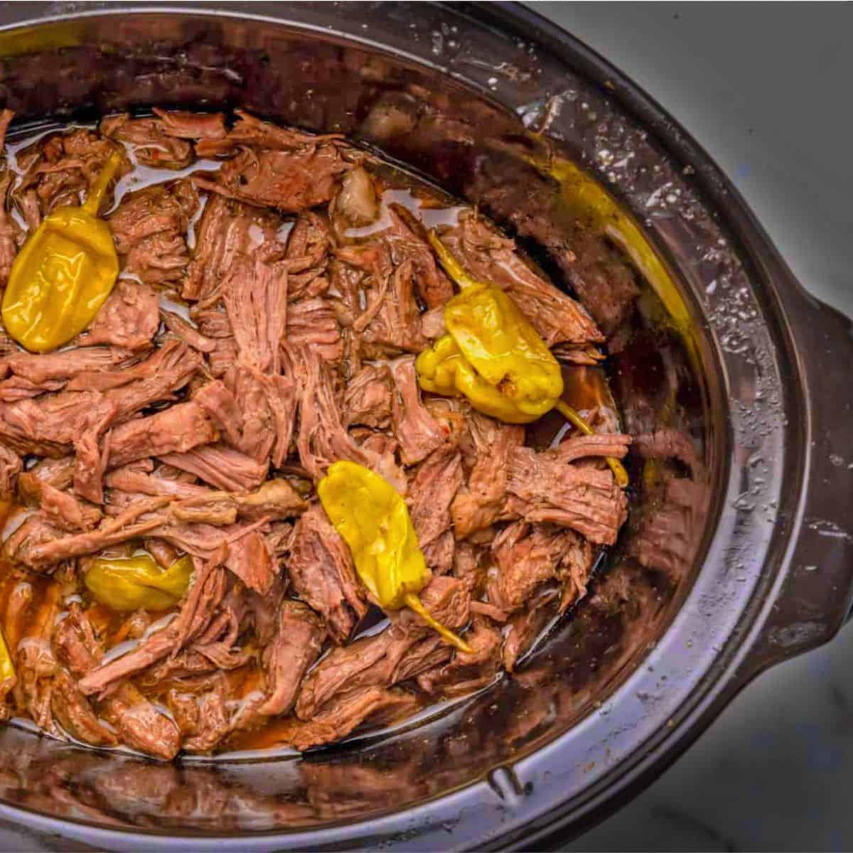 3. Slow-Cooker-Italian-Pepperoncini-Beef-HERO - Italian Beef Recipes In Crock Pot