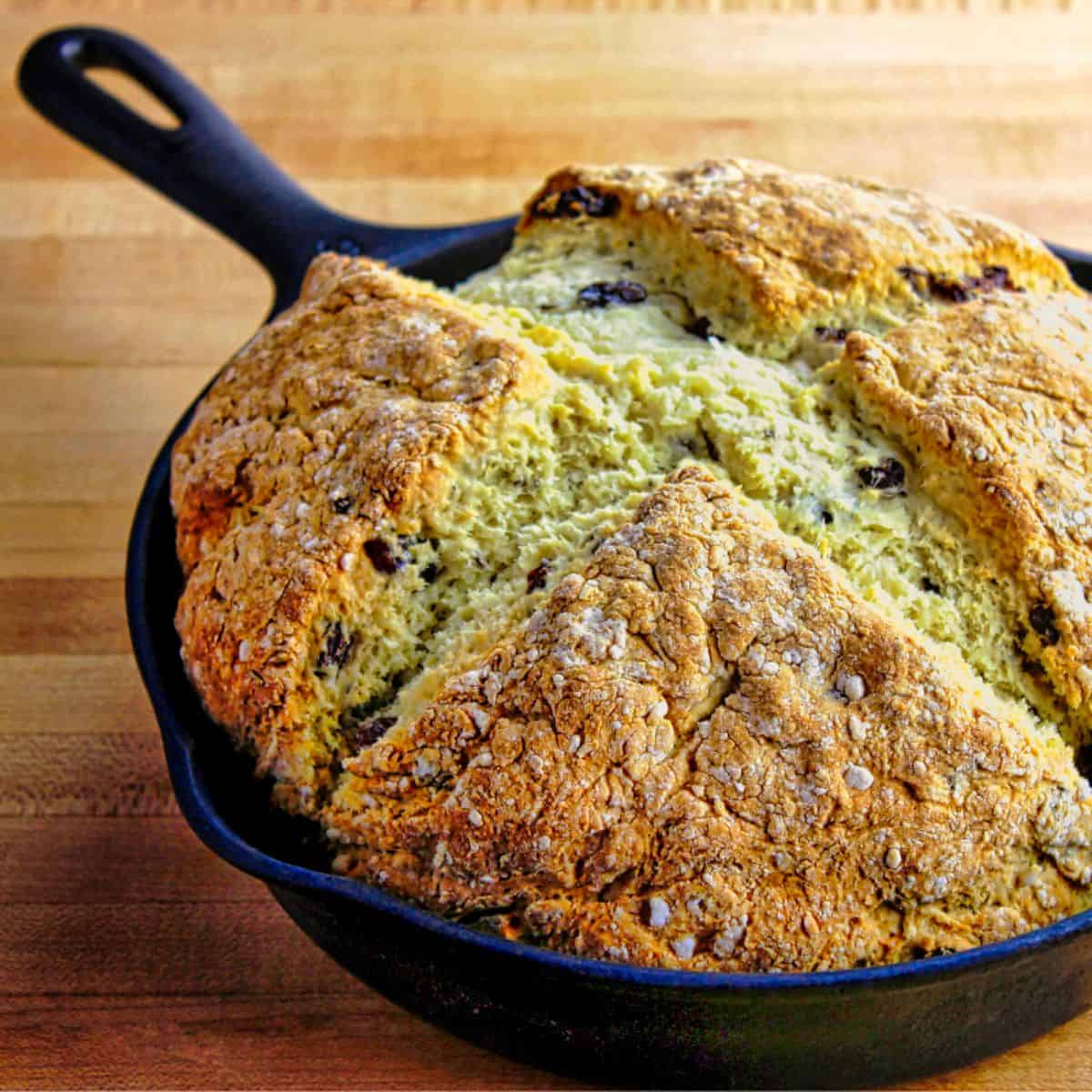 5. Homemade Irish Soda Bread in Air Fryer - air fryer bread recipes