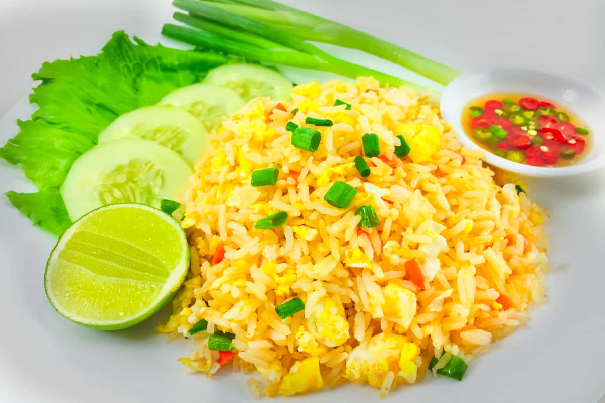 5. Thai Style Raw Papaya Fried Rice Recipe - Thai rice recipes